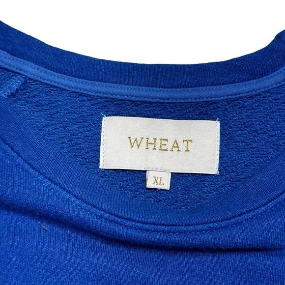 Wheat Boutique Santa Monica Terry Cloth Sweatshirt - Blue - MiUSA - Picture 5 of 10